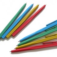 100 Penne Stick Rilevabili In Metallo E Raggi X - Blu Con Clip - Ideali Per Industria Alimentare
